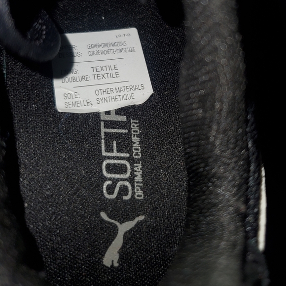 Toddler Size 8C Black and White Suede Puma - Picture 8 of 8